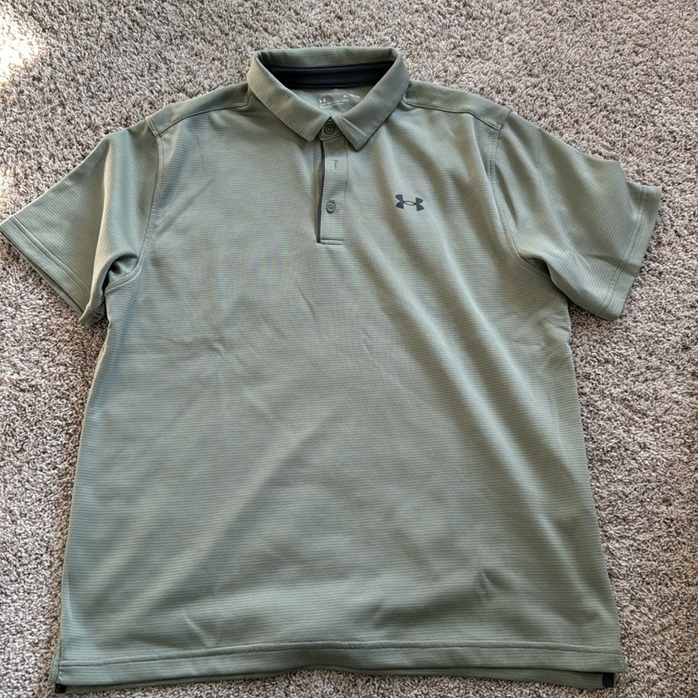 Under Armour sports green polo shirt Men’s XL